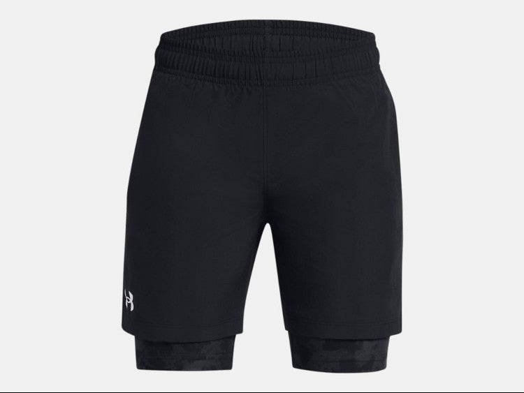 UA Tech Woven 2in1 Short Y Black