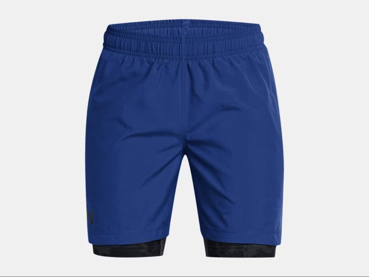 UA Tech Woven 2in1 Short Y Tech Blue/Black