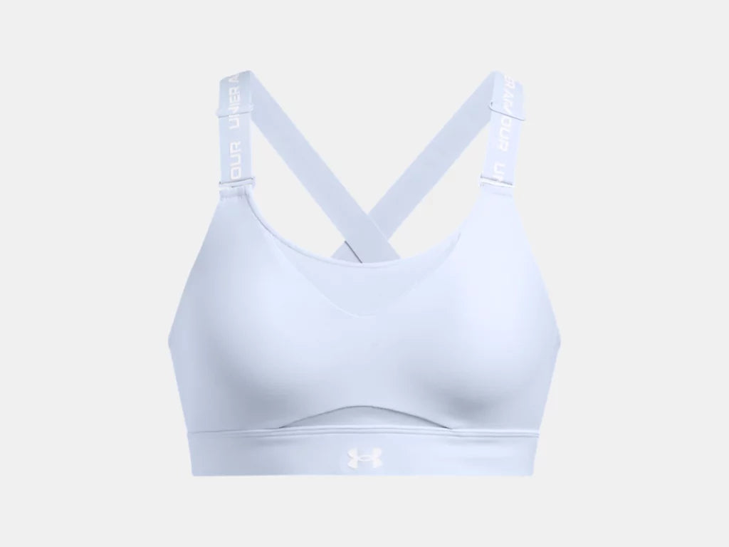 UA Infinity High 2.0 Bra Nimbus Blue