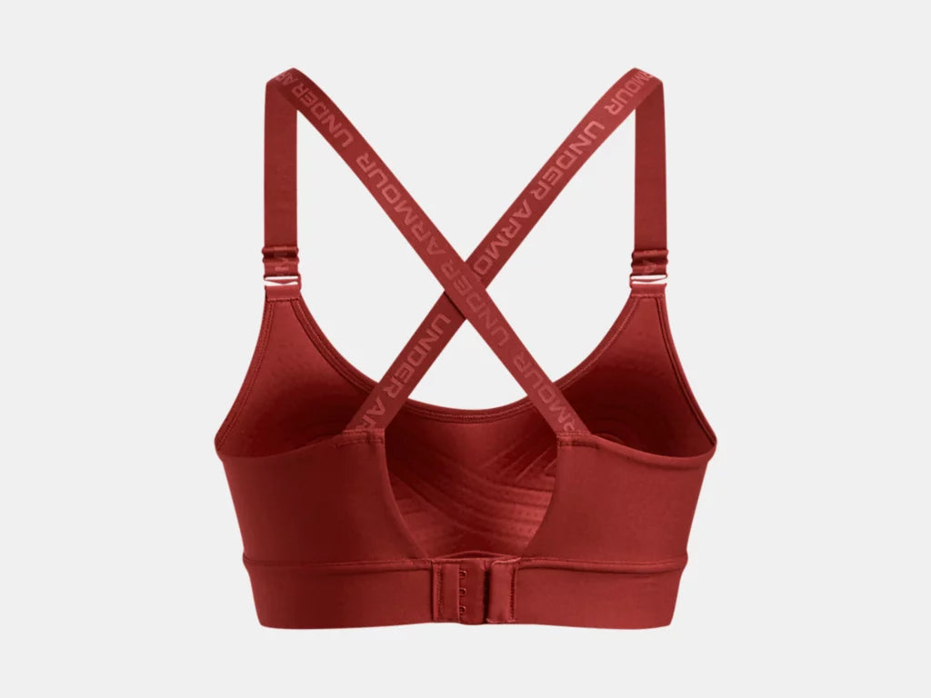 UA Infinity Mid 2.0 Bra Earthen Orange