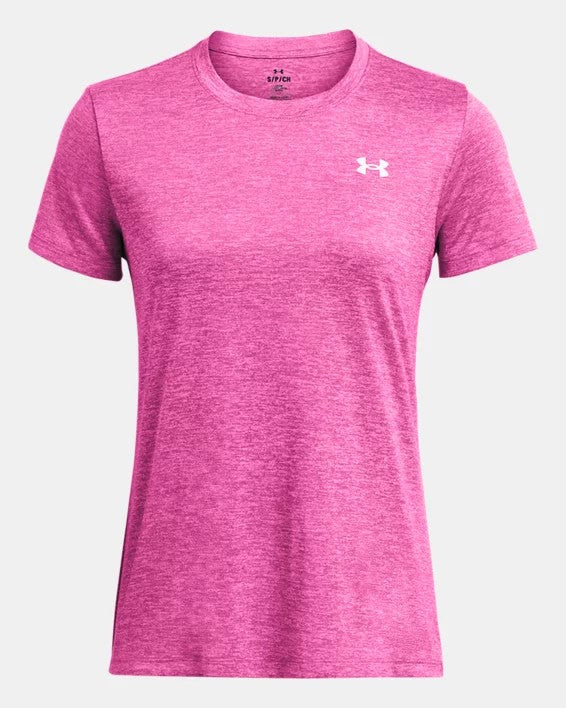 UA Tech Twist Tee W Pink