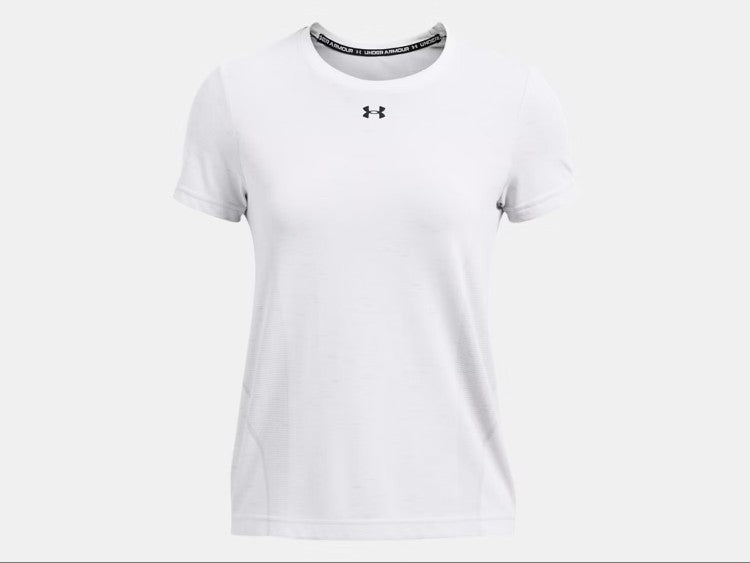 UA Vanish Seamless Loose SS White/Black