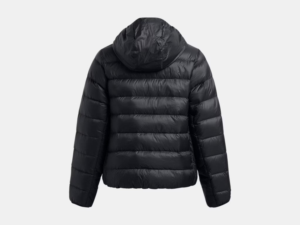 UA Down Hooded Jacket W Black/White