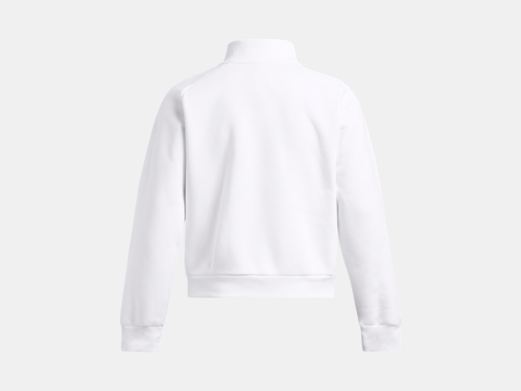 UA Armour Fleece Pro W QZ White