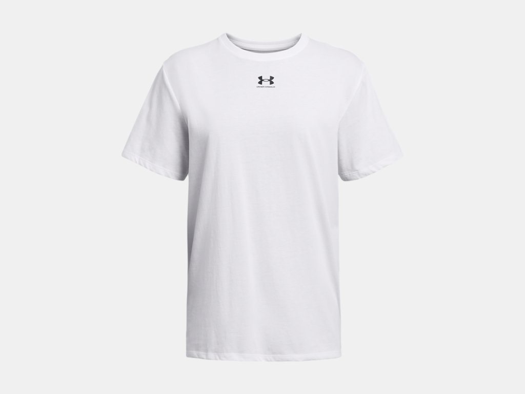 UA Campus Oversize Short Sleeve W White