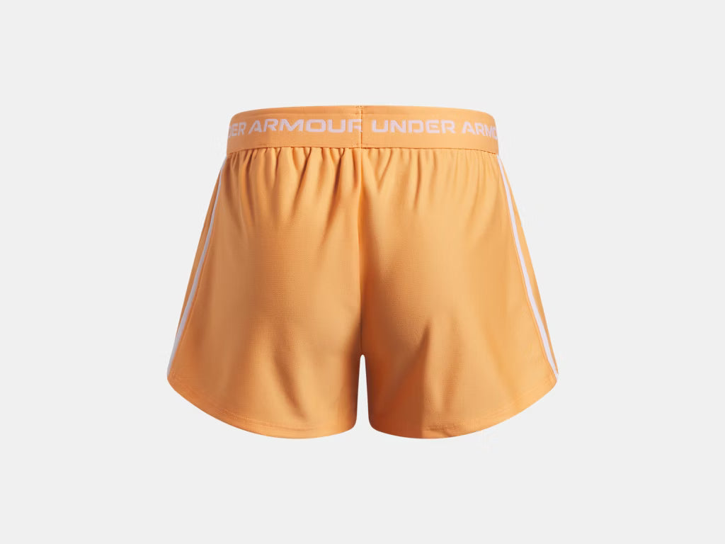 UA Tech™ Play Up Girls' Shorts Orange Bloc