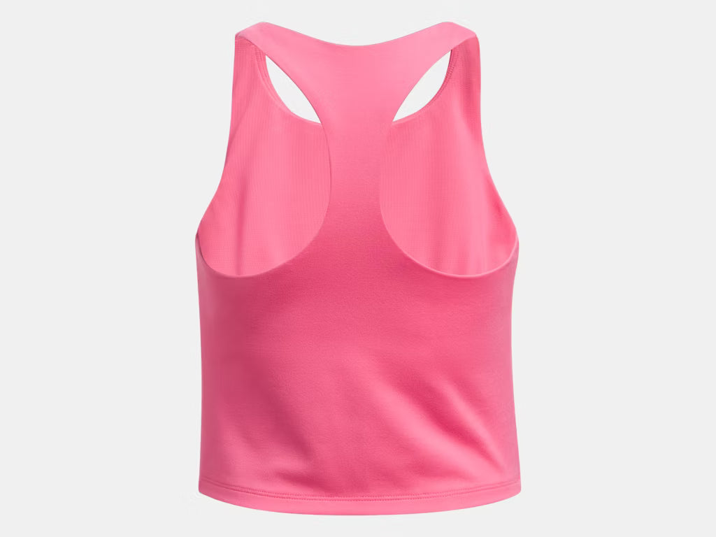 UA Motion Branded Crop Tank K Super Pink