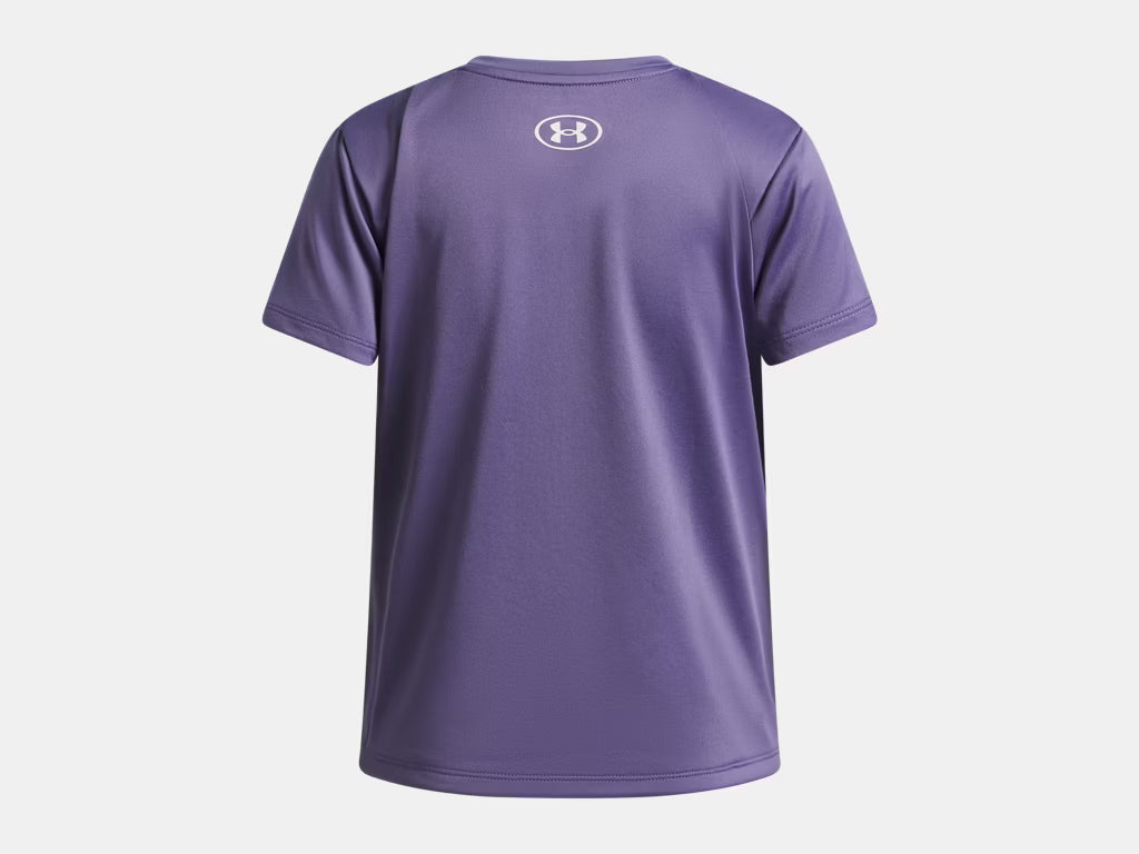 UA Tech™ Girls' Short Sleeve Purple LUXE