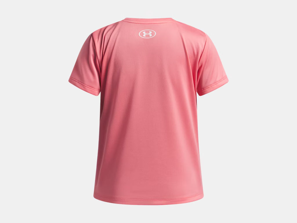 UA Tech™ Girls' Short Sleeve Bittersweet Pink