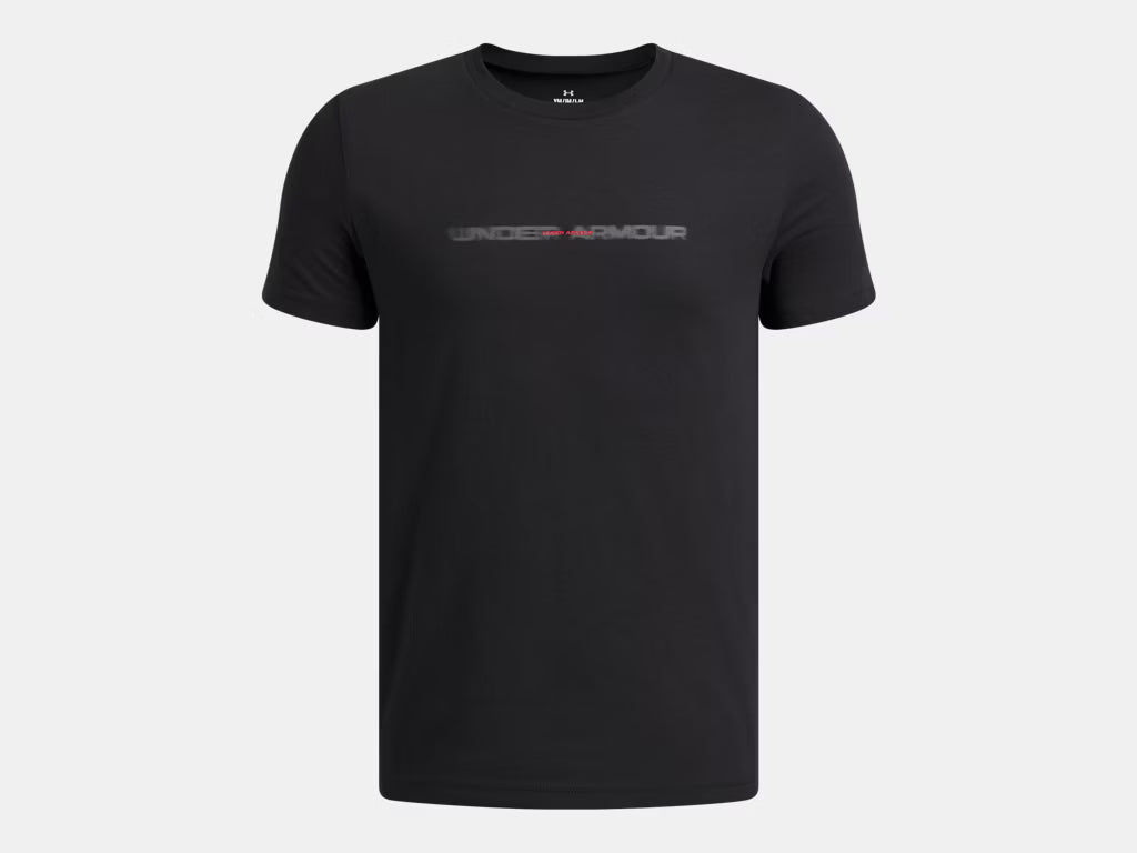 UA Woodmark SS Tee K Black/Red