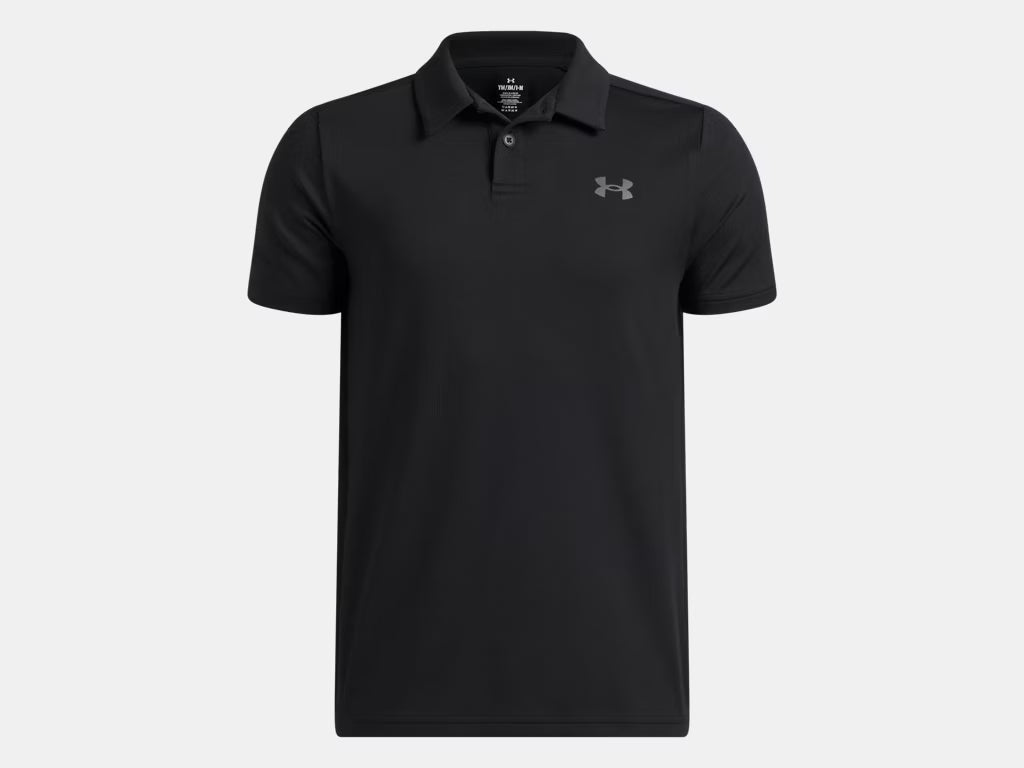 UA Matchplay Polo K Black/Castlerock