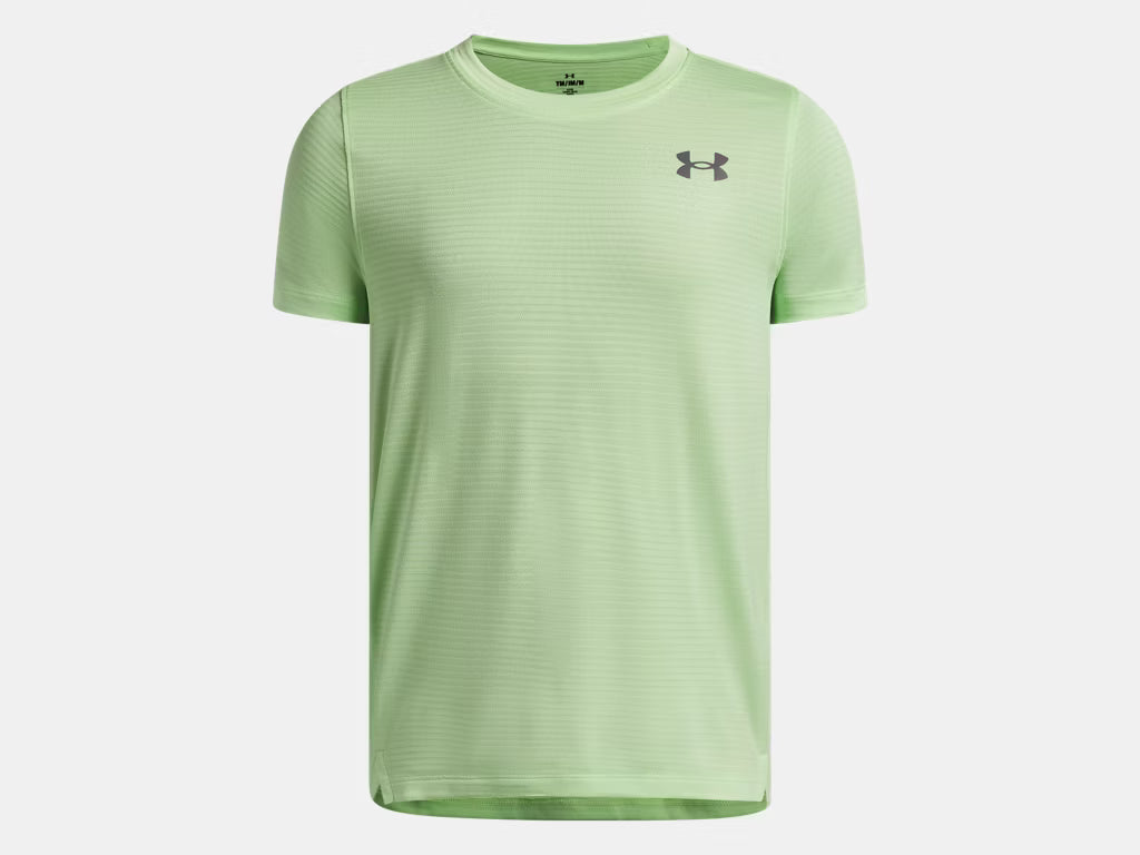 UA Tech™ Vent Jacquard SS K Lumos Lime