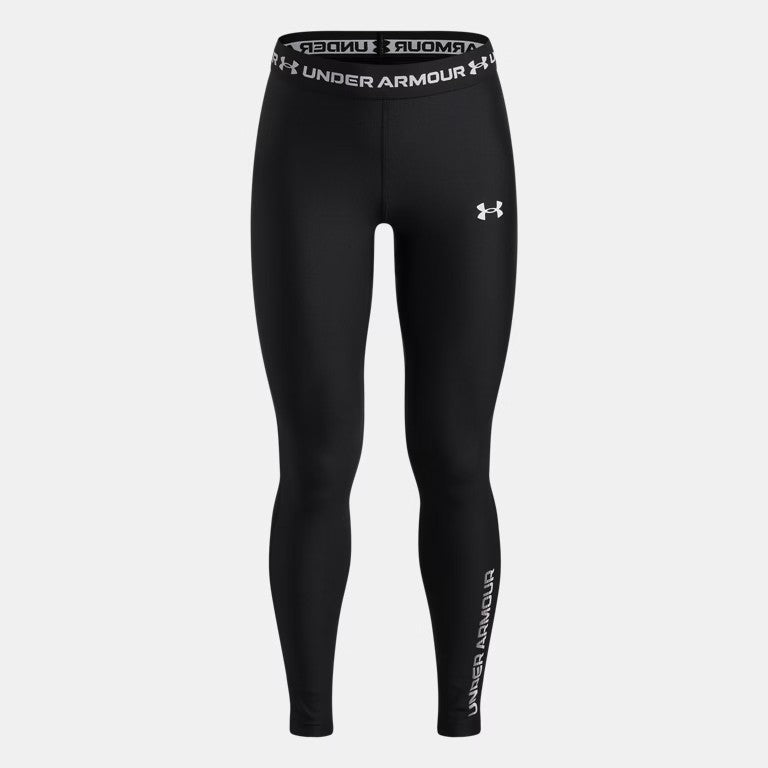 UA HeatGear® Graphic Girls' Leggings Black
