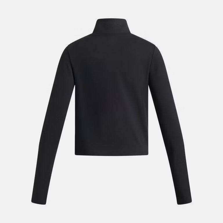 UA Motion Girls' Full Zip Black