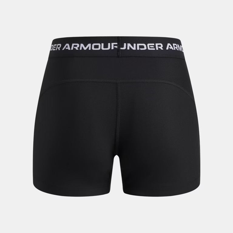 UA HeatGear® Shorty Girls' Shorts Black '26