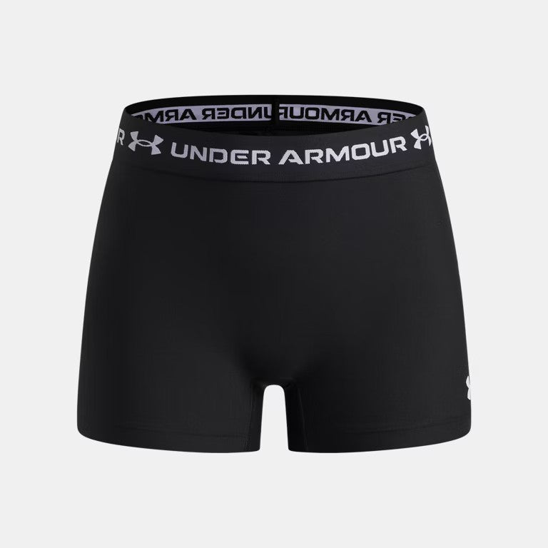 UA HeatGear® Shorty Girls' Shorts Black '26