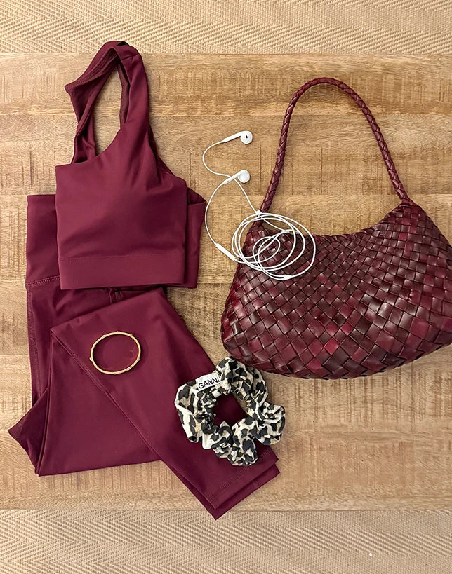 Gym+ Coffee Women's 7/8 Legging Cherry Crush