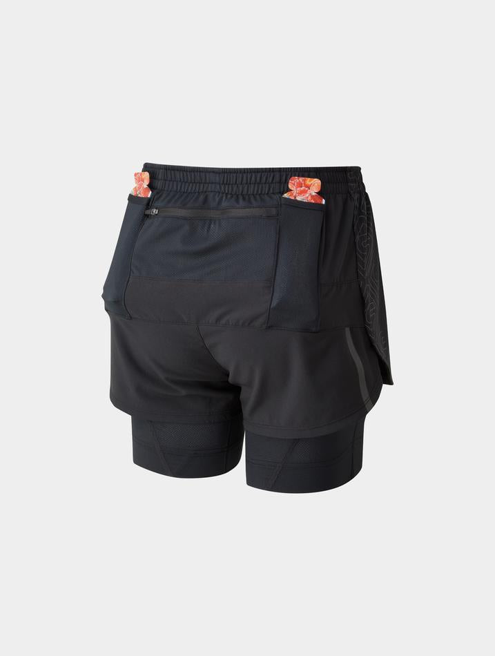 Ronhill Twin Marathon Shorts W Black