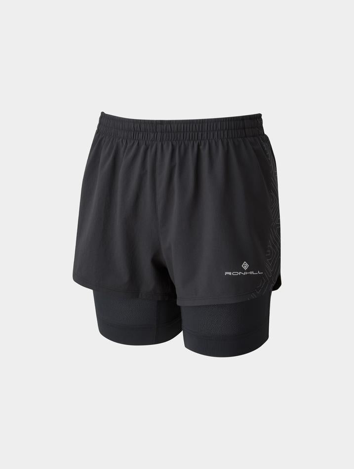 Ronhill Twin Marathon Shorts W Black