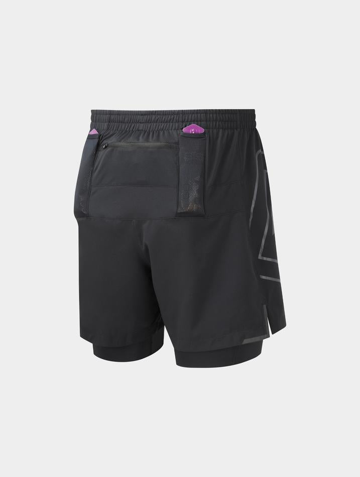 Ronhill Tech Marathon Twin Short M Black