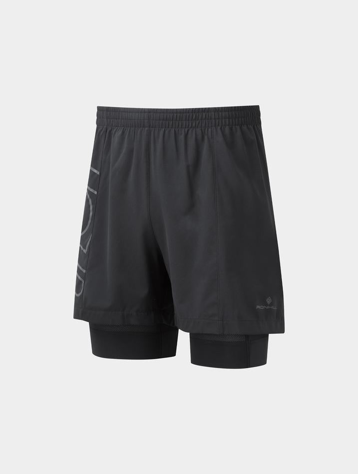 Ronhill Tech Marathon Twin Short M Black