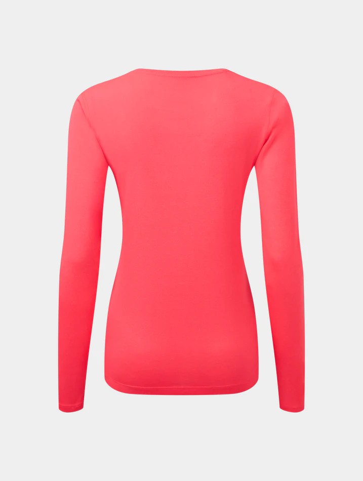 Ronhill Long Sleeve Core T-Shirt W Pink