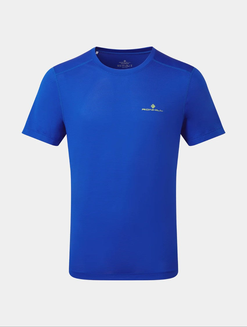 Ronhill Tech SS Tee M Blue/Yellow