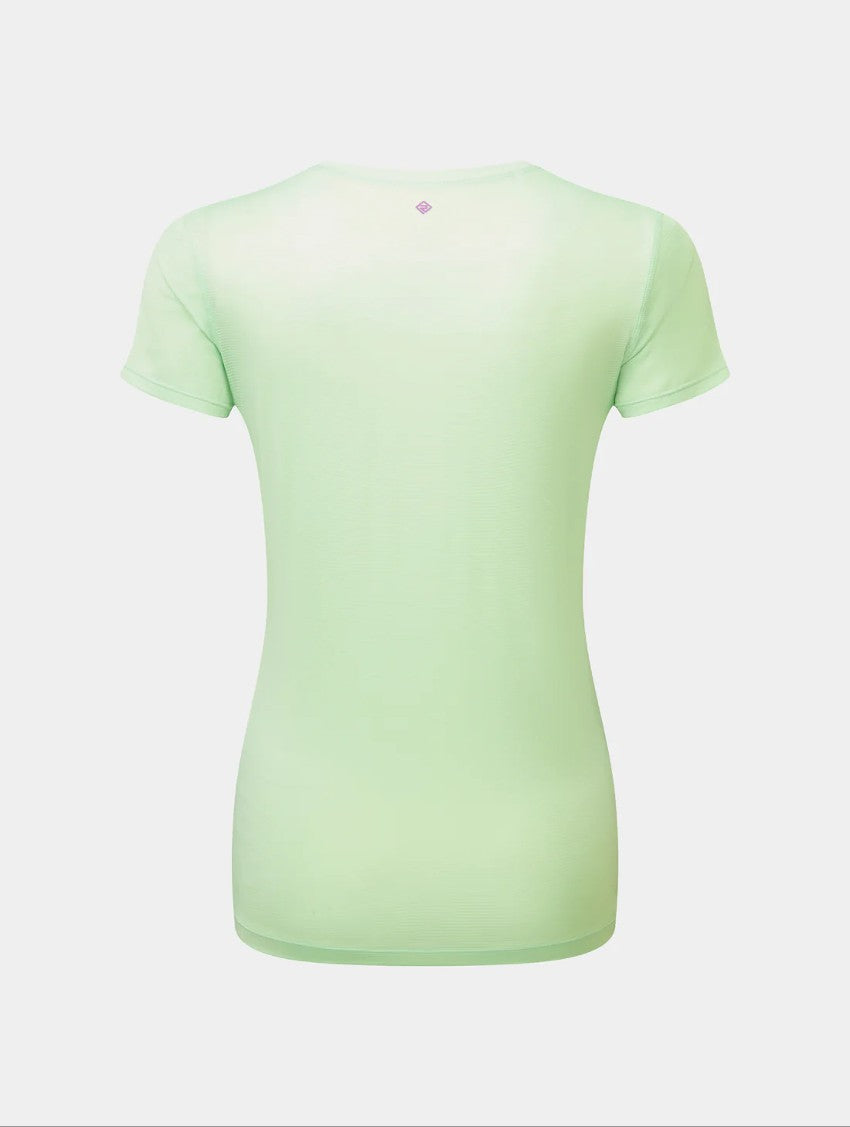 Ronhill Tech Short Sleeve T-Shirt W Green/Pink