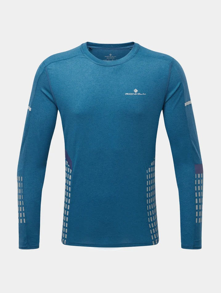 Ronhill Tech Afterhours LS Tee M Blue