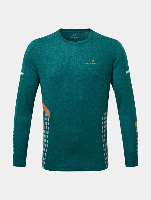 Ronhill Tech Afterhours LS Tee M Teal