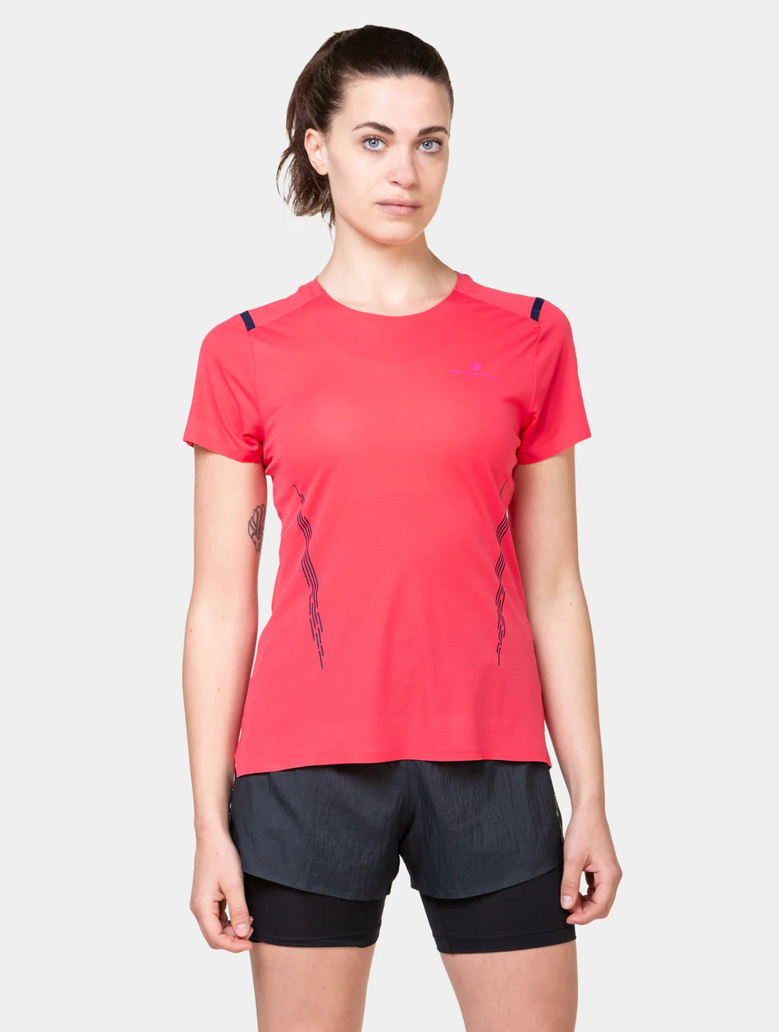 Ronhill Tech Race SS Tee W Sunset/Razzmatazz