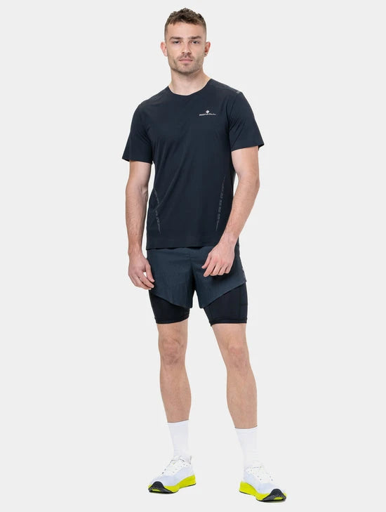 Ronhill Tech Race Twin Short Men's All Black