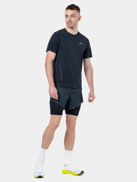 Ronhill Tech Race Twin Short Men's All Black