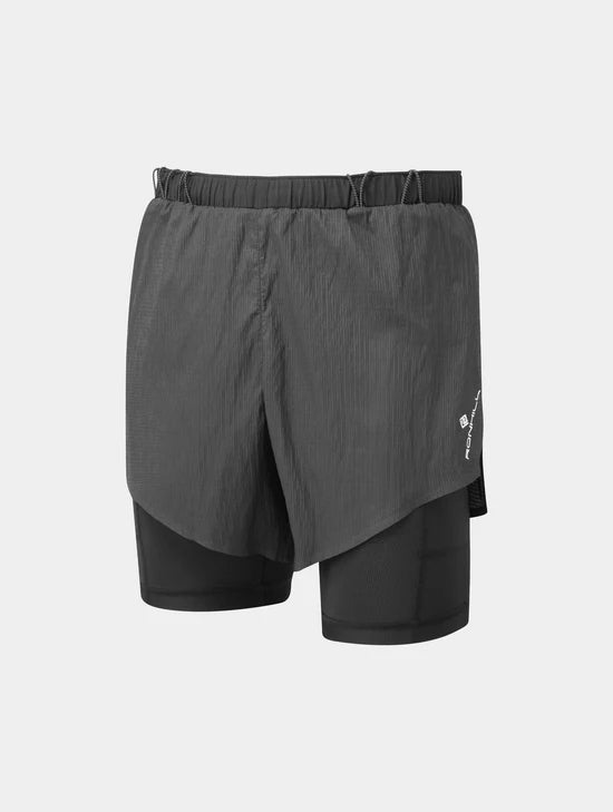 Ronhill Tech Race Twin Short M All Black