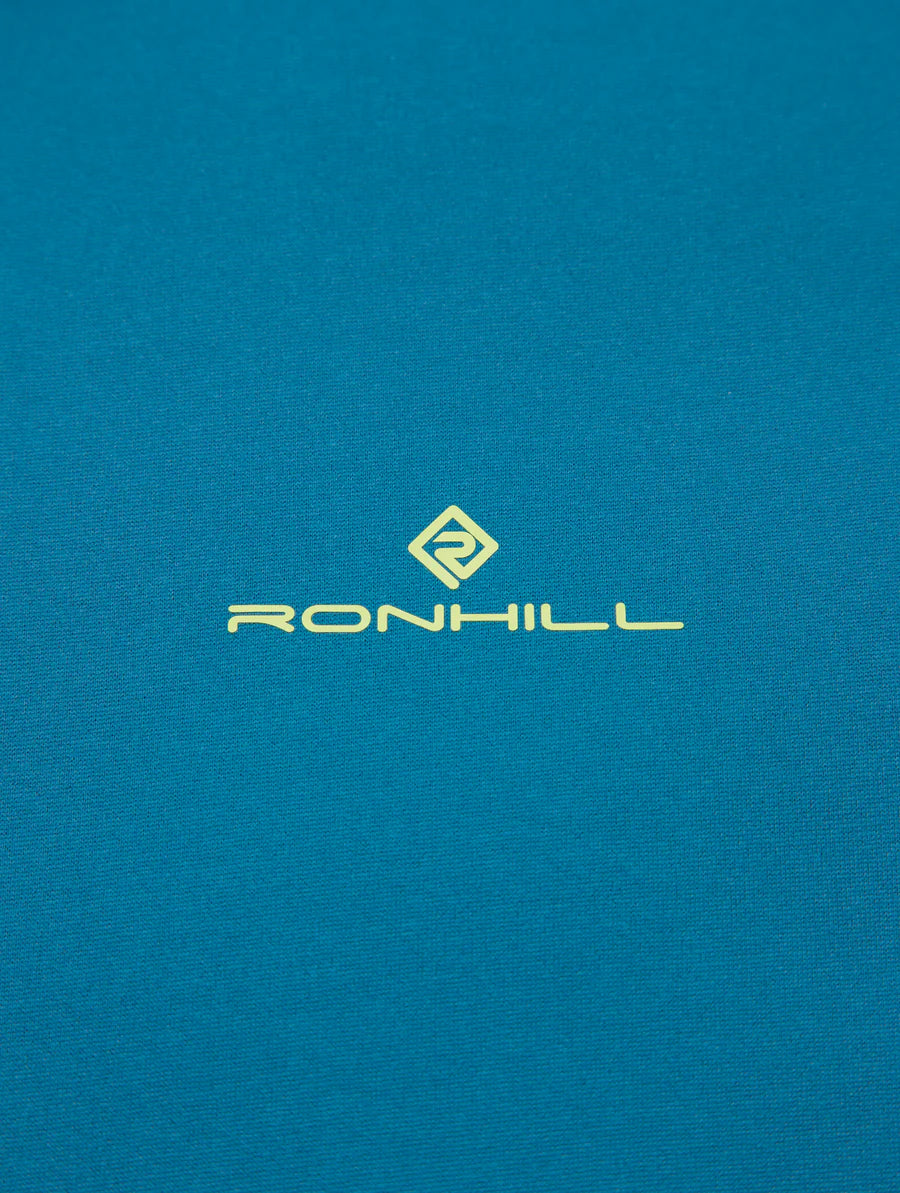 Ronhill Core SS T-Shirt M Deep Teal / Acid