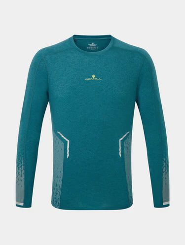 Ronhill Tech Reflect LS T-Shirt M Deep Teal / Reflect