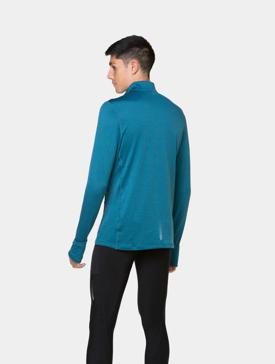 Ronhill Tech Winter 1/2 Zip Men's Deep Teal / Acid