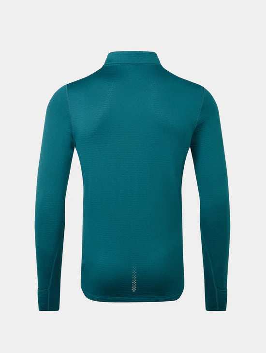 Ronhill Tech Winter 1/2 Zip Men's Deep Teal / Acid
