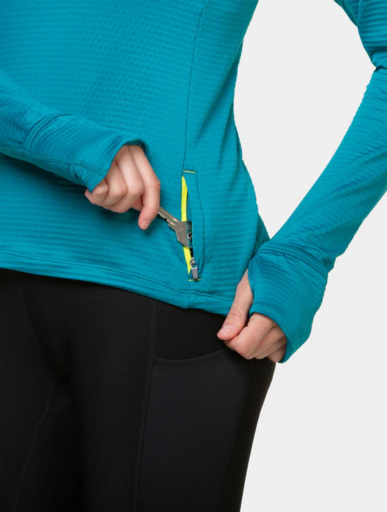 Ronhill Tech Winter 1/2 Zip Top W Marine / Acid