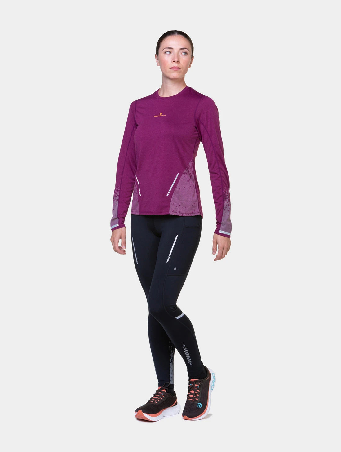 Ronhill Womn's Tech Reflect Tight - Black/Reflect