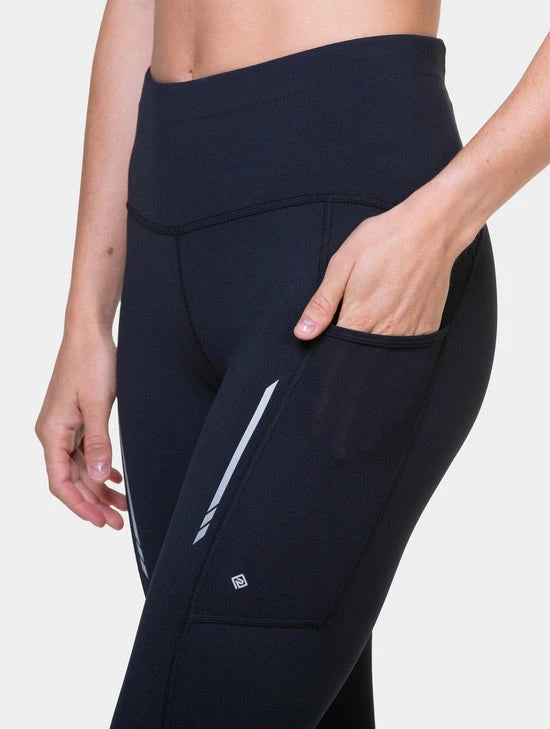 Ronhill Womn's Tech Reflect Tight - Black/Reflect