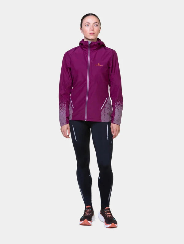 Ronhill Tech Reflect 1/2 Zip W Blackcurrant/Reflect