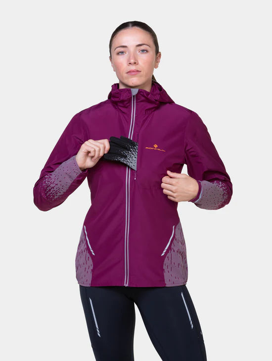 Ronhill Tech Reflect Jacket W Blackcurrant / Reflect