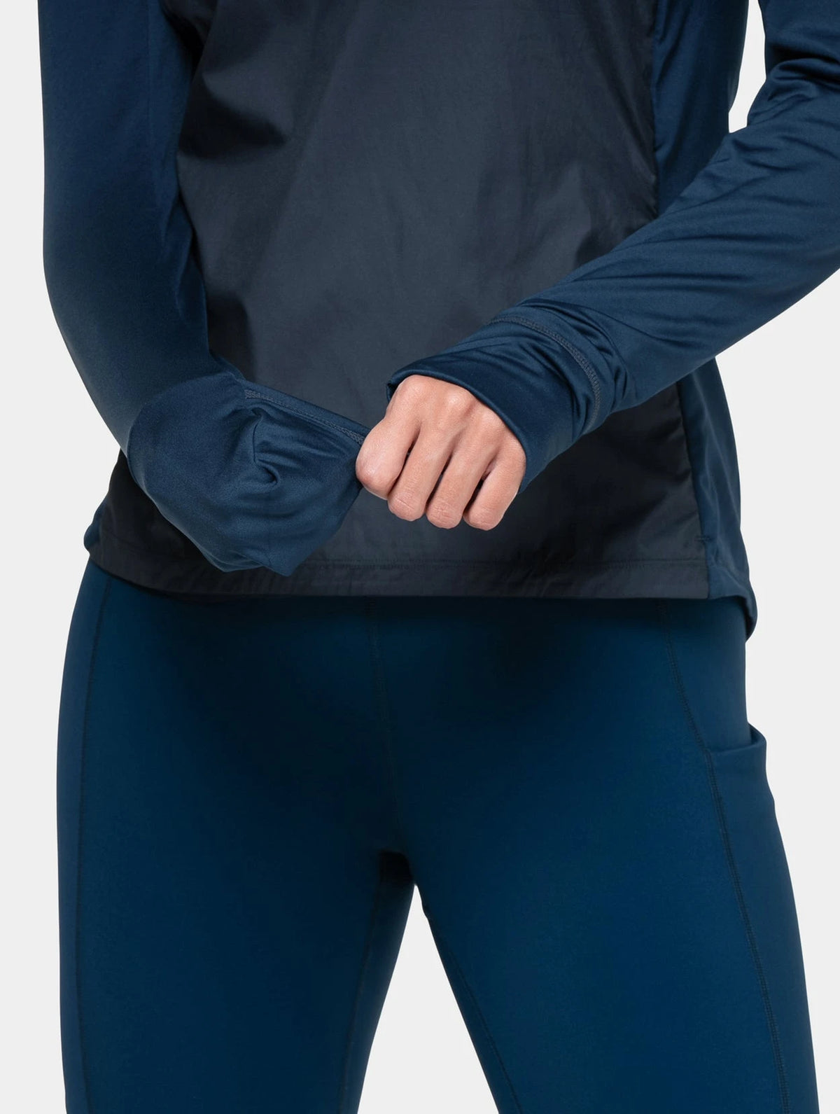 Ronhill Women's Tech Wind-Block 1/2 Zip - Blackcurrant