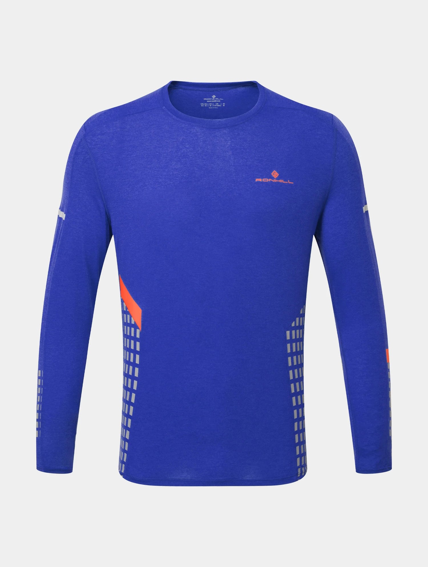 Ronhill Tech Afterhours LS Tee M Blu/Org
