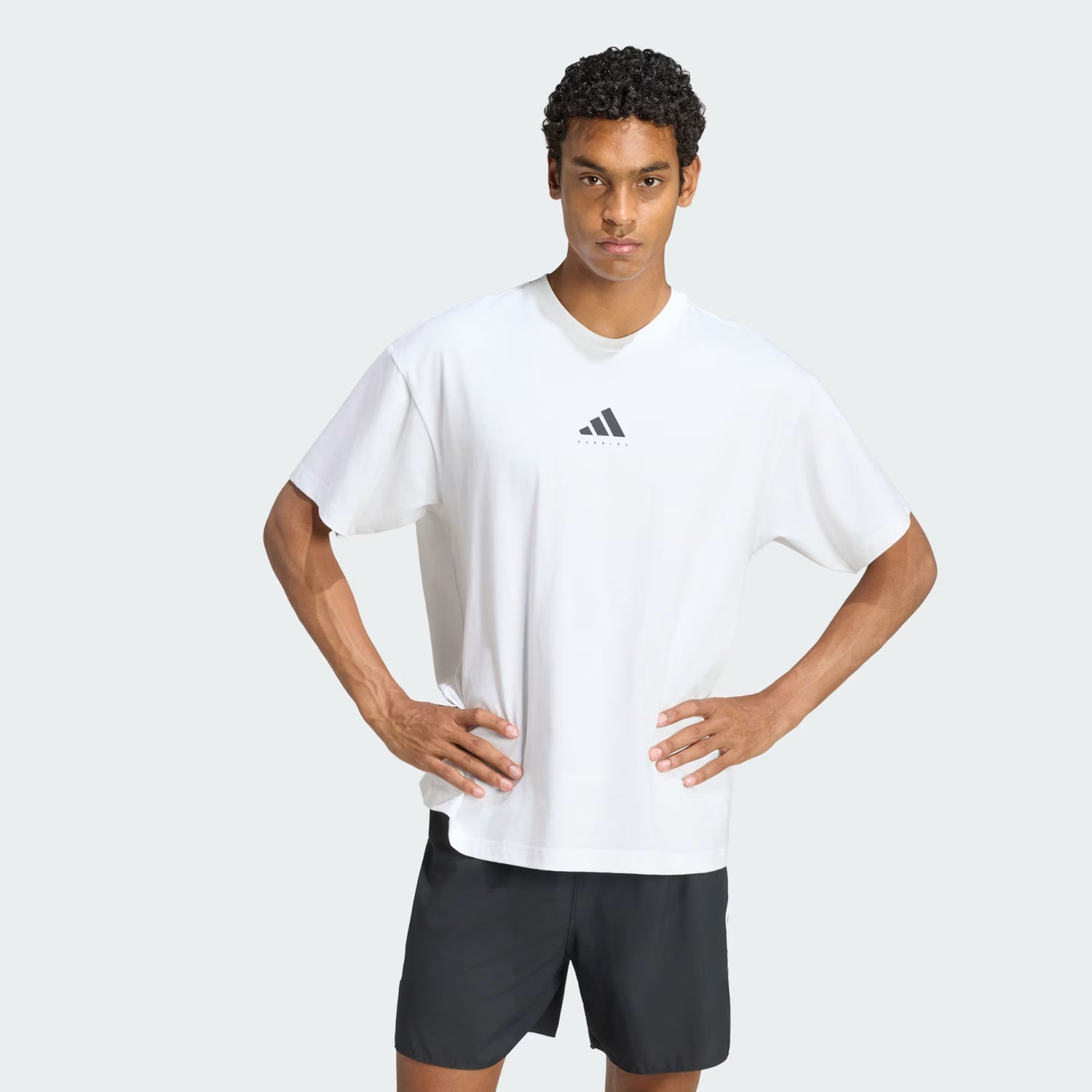 Adidas Running Category Graphic Tee M White