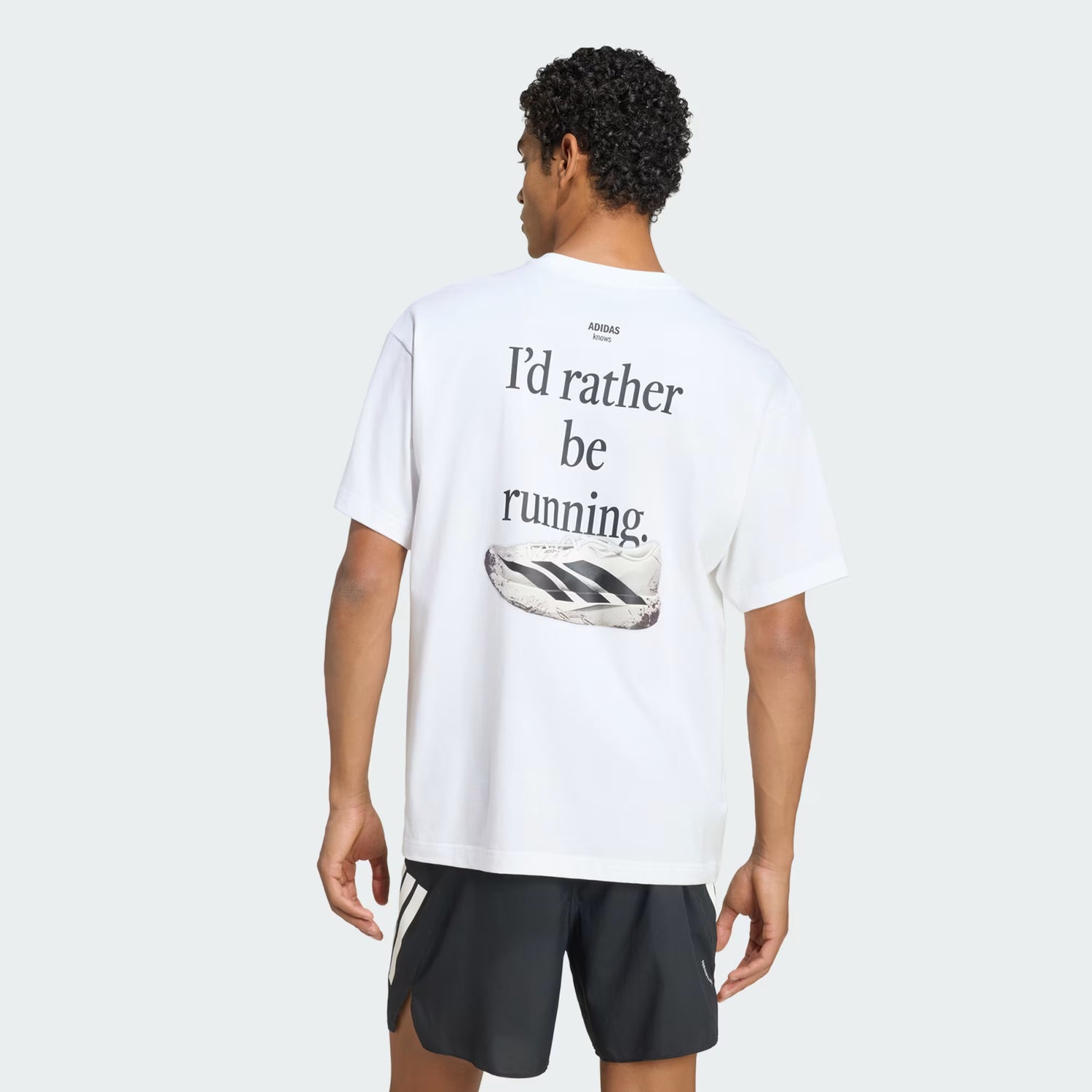 Adidas Running Category Graphic Tee M White