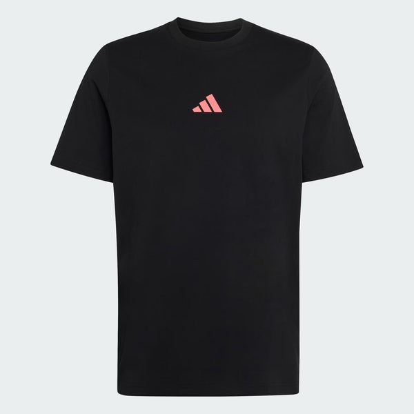 Adidas Running Slogan Graphic Tee M Black