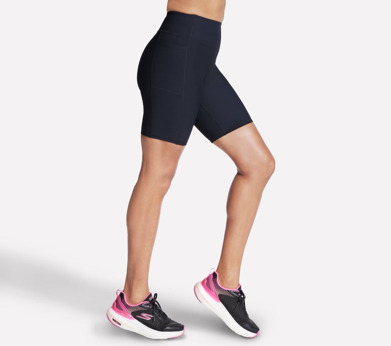 Skechers Go Flex Rib W HW 8'' Bike Short Black