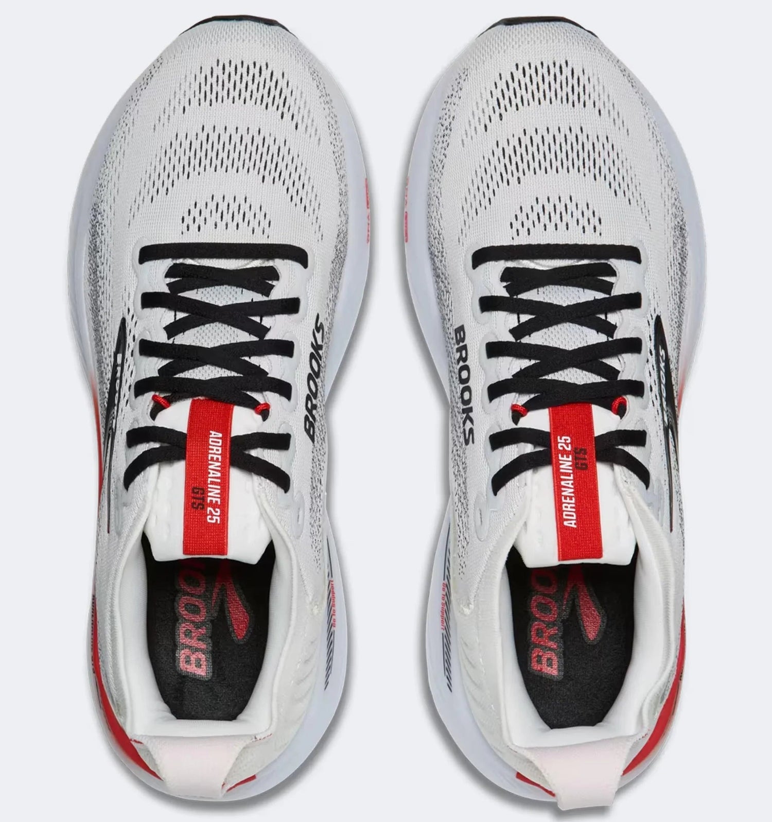 Brooks Adrenaline GTS 25 M White/Black/Red